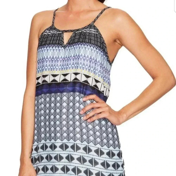 Prana} Women's Nari Halter Dress in Blue Size Medium - Picture 3 of 17